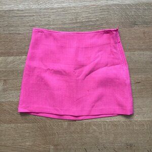 Zara Linen Mini Skirt